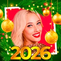 Ziemassvētku foto rāmji